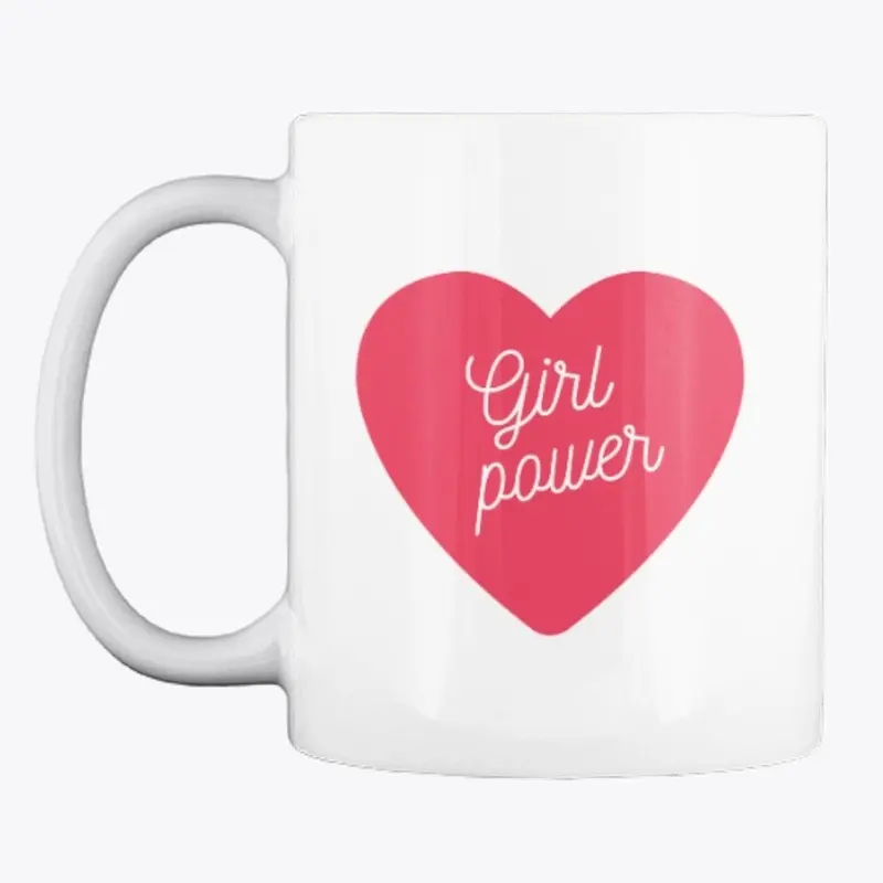 Girl power heart